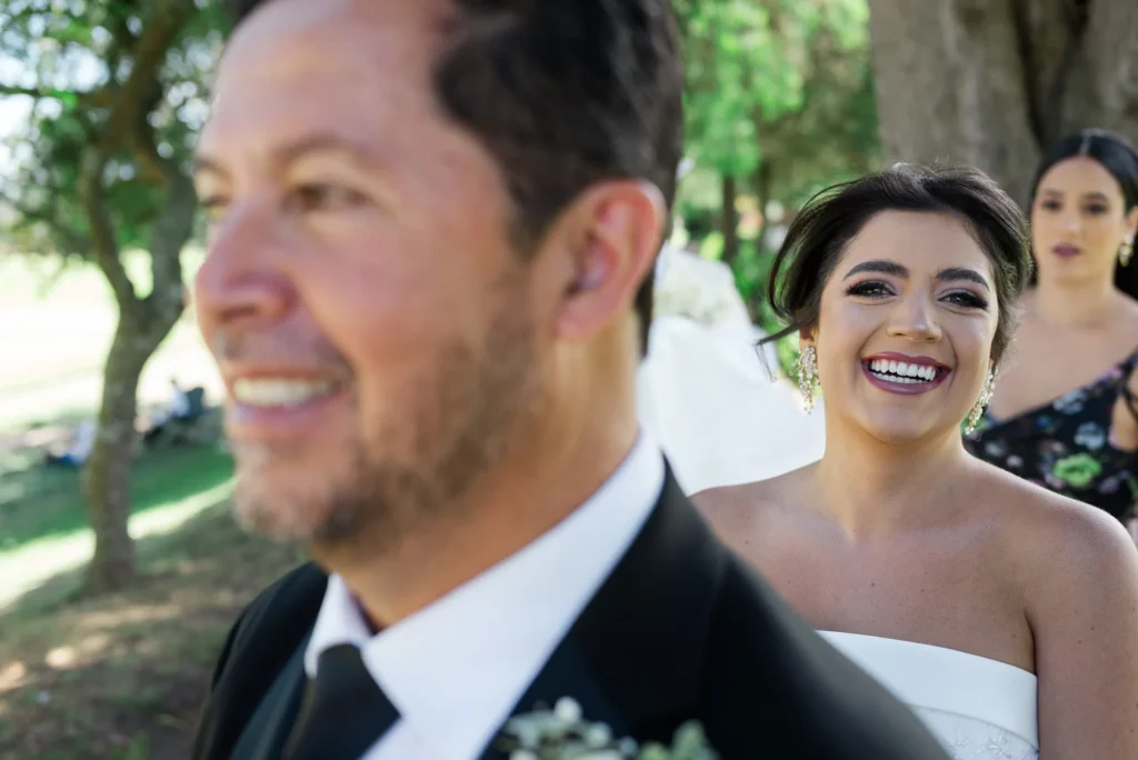 Llegada de la novia a La Palma Polo Club en Puembo