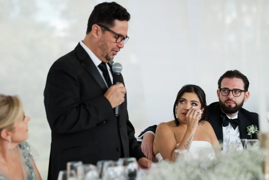 Discurso de los padres en Boda en La Palma Polo Club en Puembo