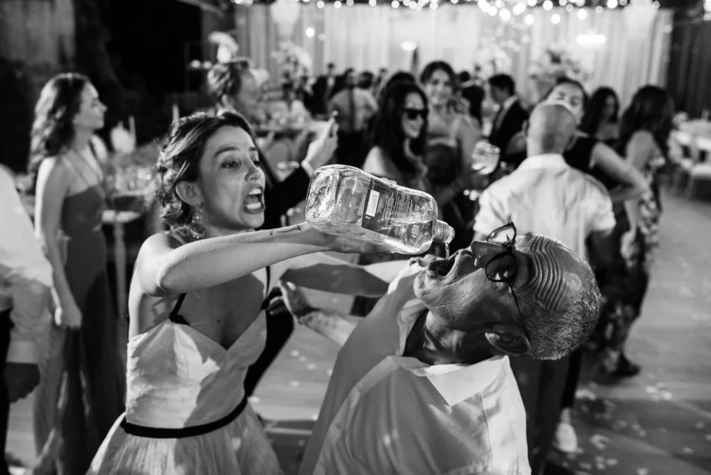 Baile y fiesta de los novios en su Boda en La Palma Polo Club Puembo