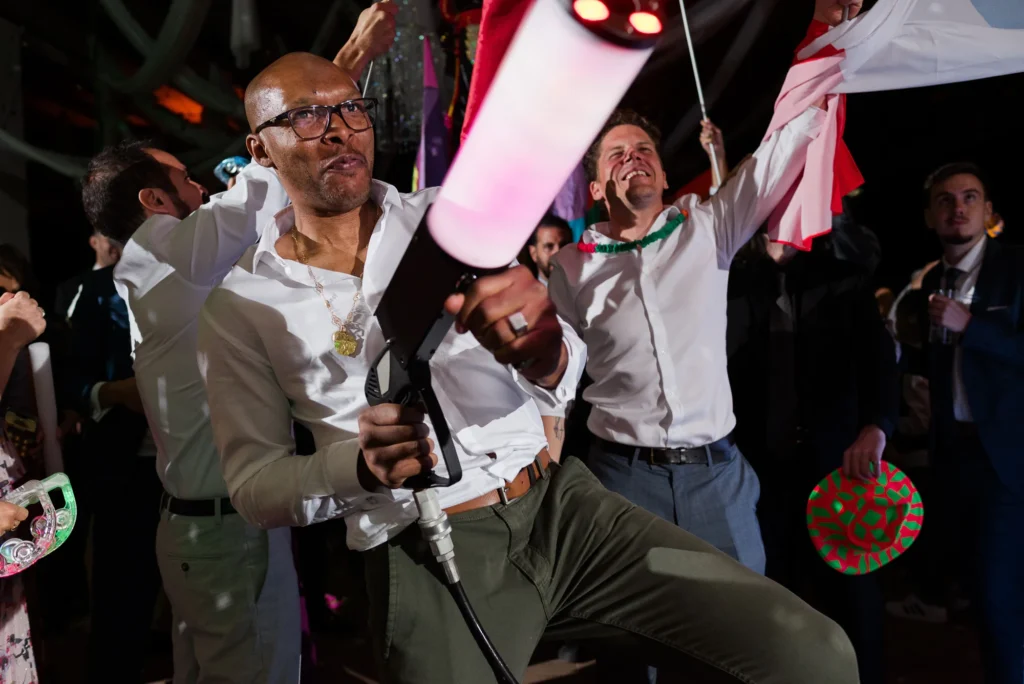 Baile y fiesta de los novios en su Boda en La Palma Polo Club Puembo