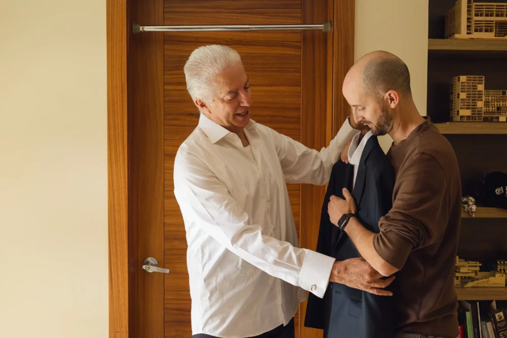 Preparativos novio Boda en Quito