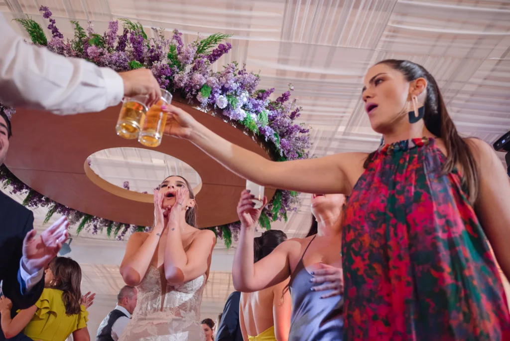 Baile y fiesta de los novios en su Boda en Quito