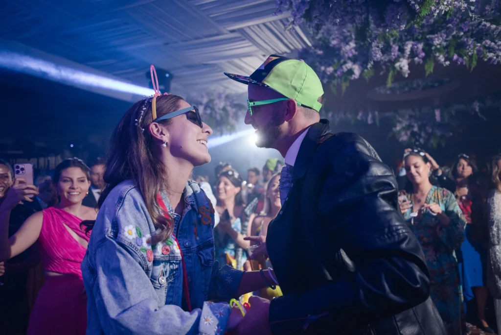 Baile y fiesta de los novios en su Boda en Quito