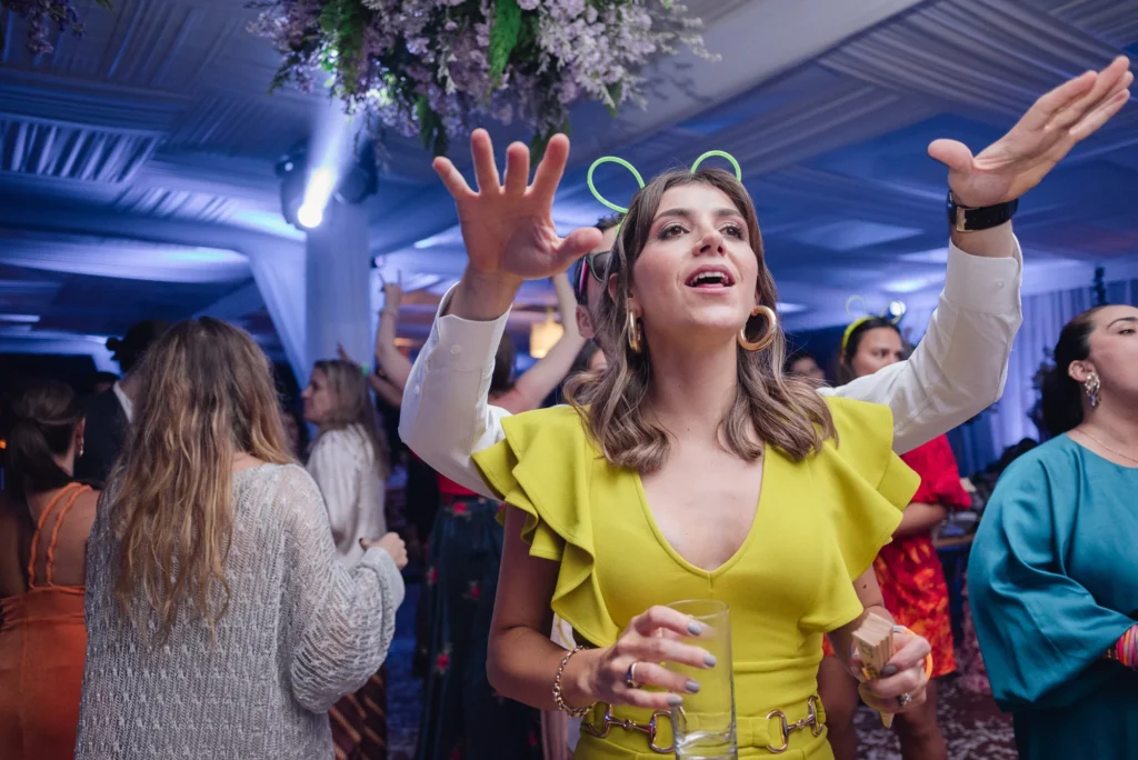 Baile y fiesta de los novios en su Boda en Quito