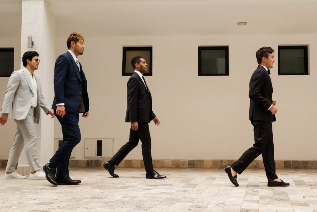 Preparativos novio Boda La Casona de Puembo