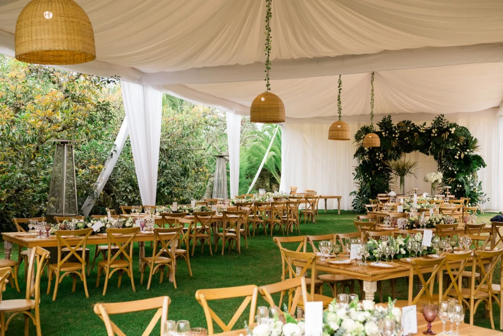 Decoración de boda en La Casona de Puembo