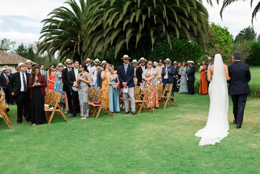 Llegada de la novia a la Casona de Puembo