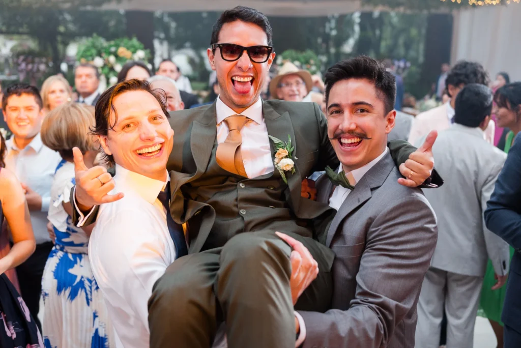 Baile y fiesta de los novios en su Boda en Quito